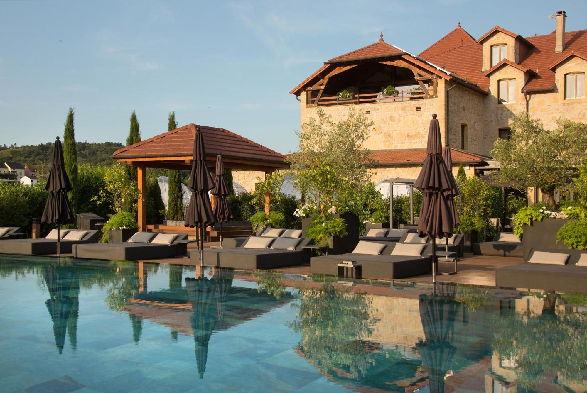 Domaine De La Klauss & Spa, Restaurant Gastronomique Le K Montenach Bagian luar foto
